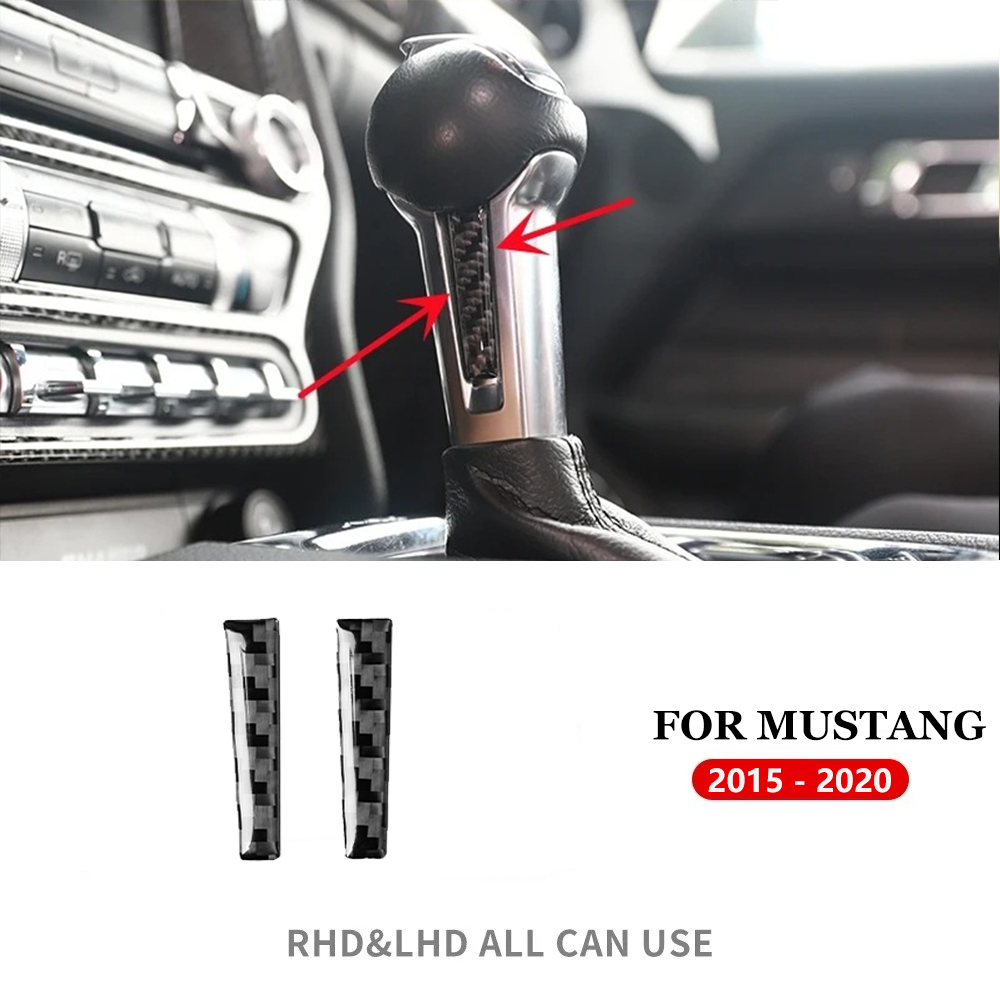 Door Handle Bar - Real Soft Carbon Fiber Interior Car
