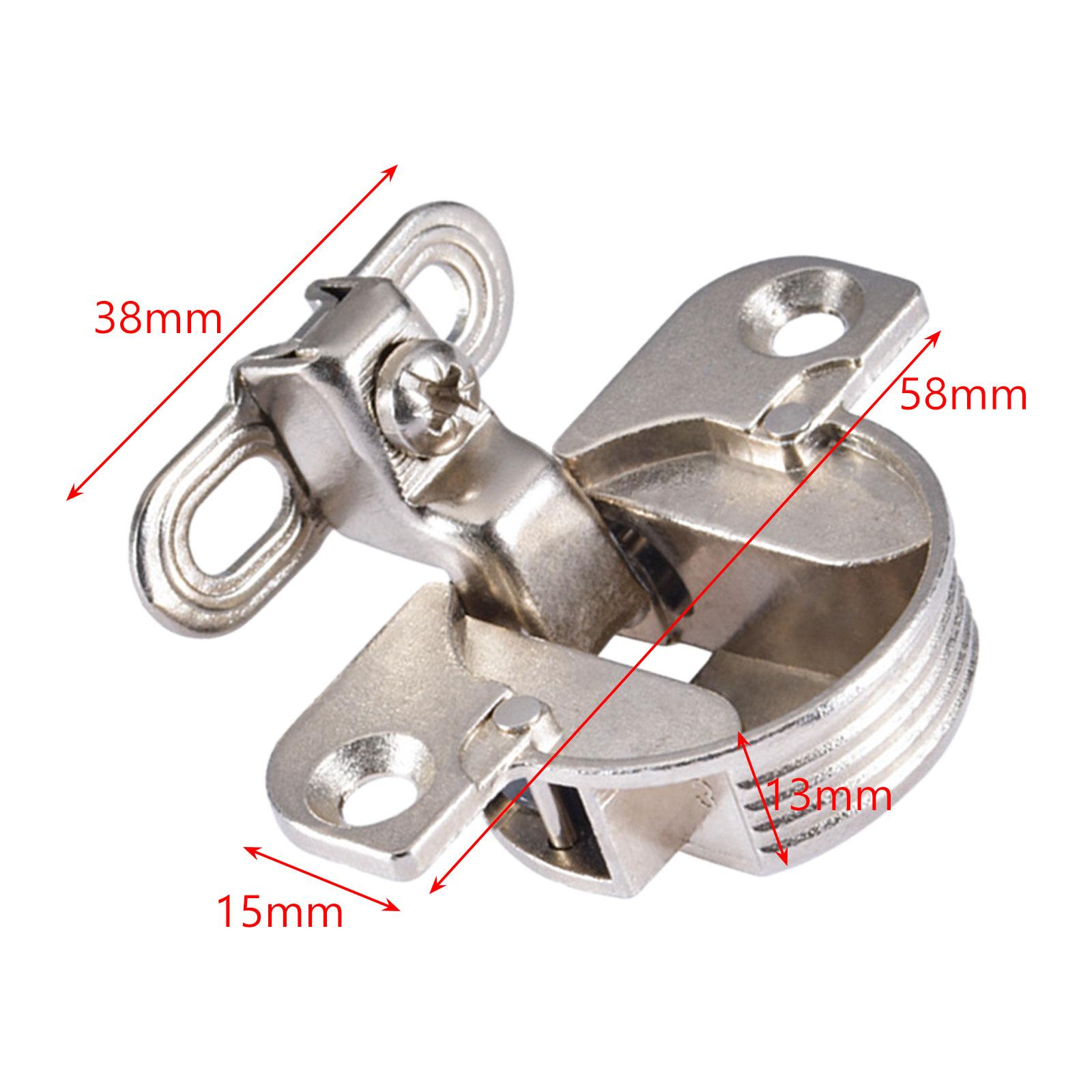 Furniture And Kitchen Hardware Fitting - 2 Pieces Door Hinges Easy to