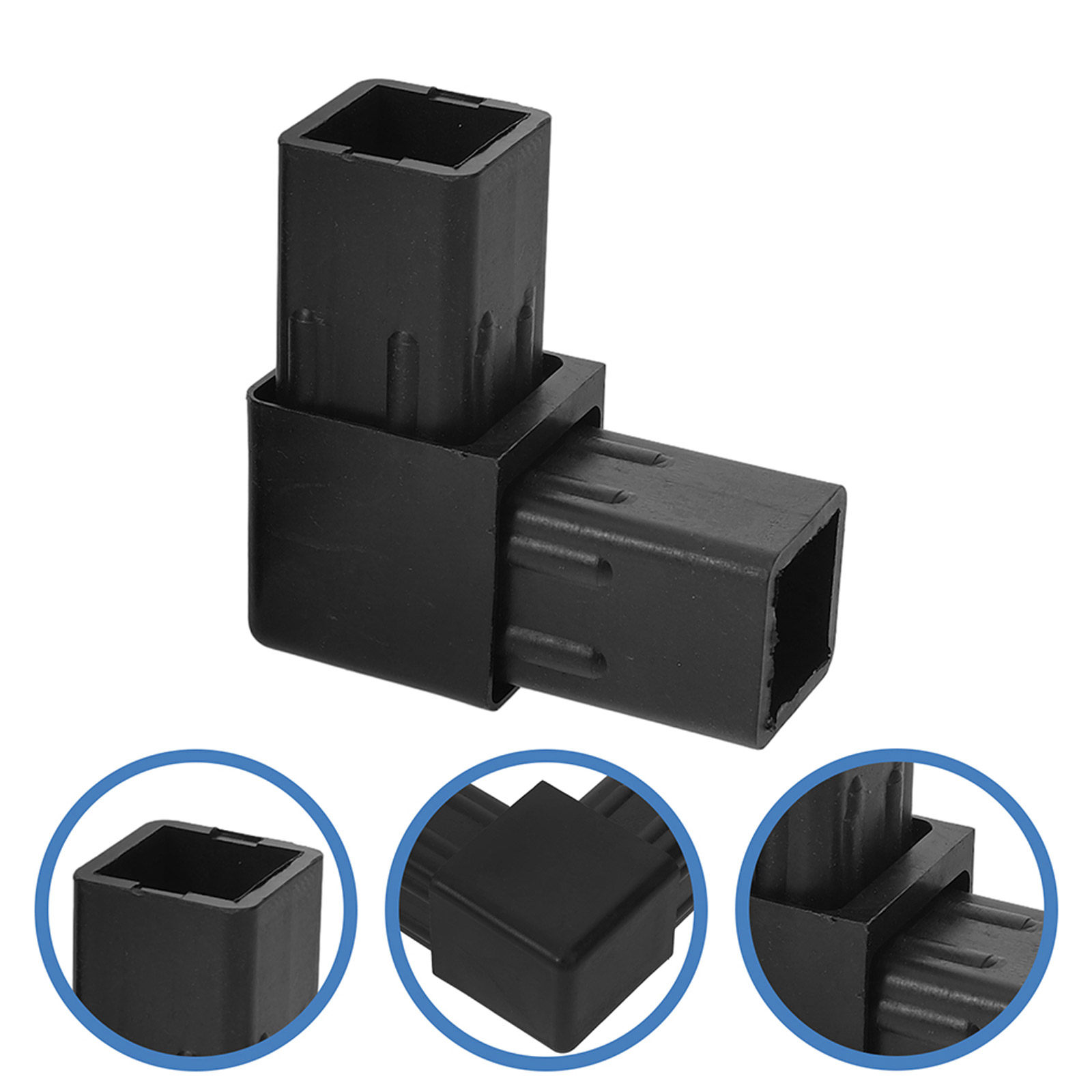 Joint Connector Bracket - 20pcs Plastic Tube Connectors 20x20mm 2-Way
