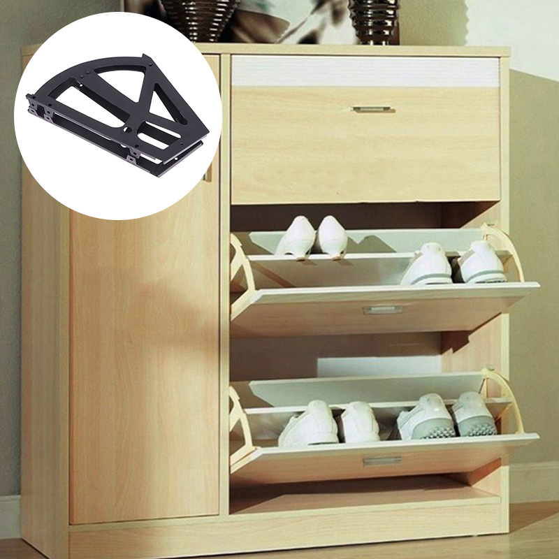 Furniture And Kitchen Hardware Fitting - New-Plastic Shoe Cabinet Hinges Accessories For