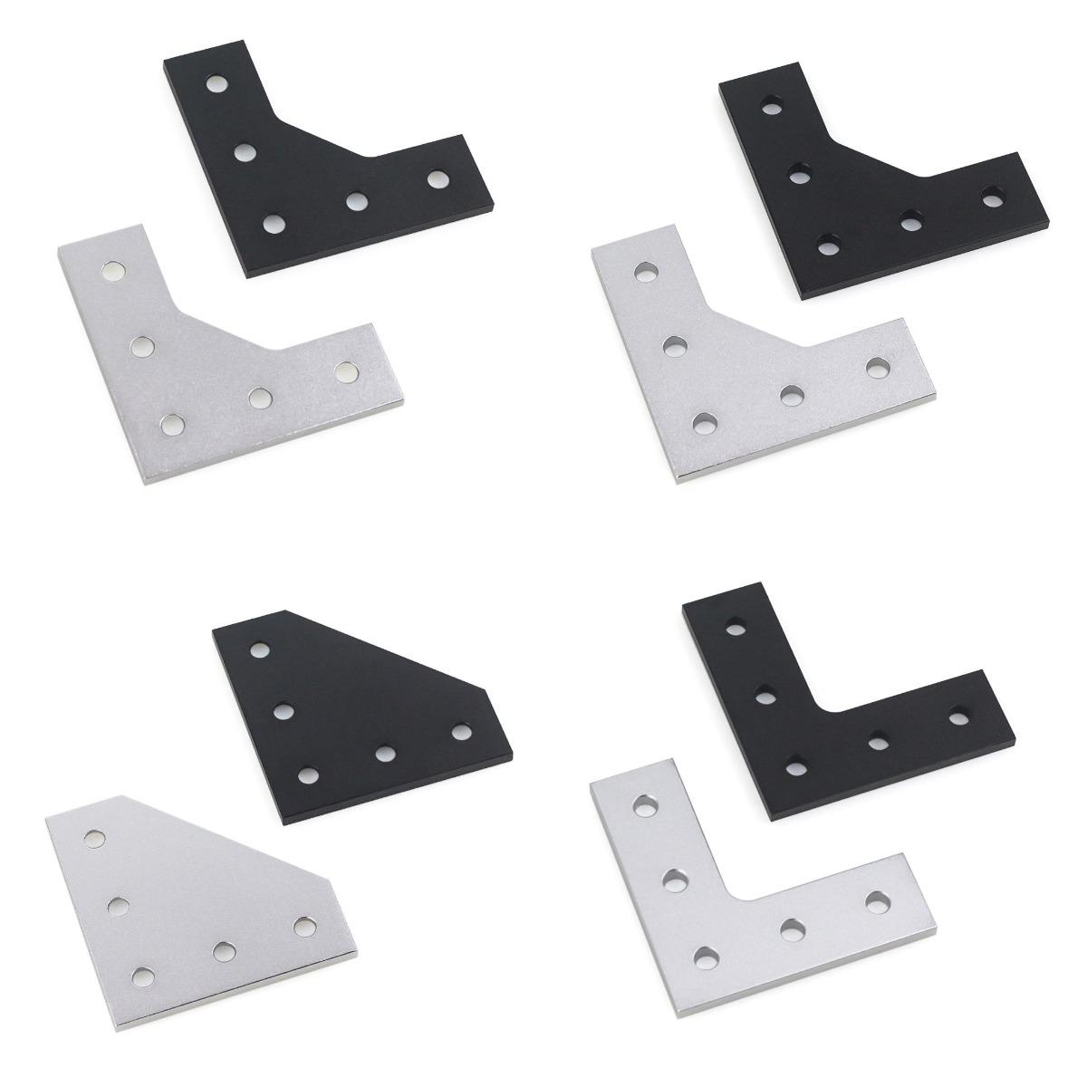 4Pcs/lot L Type 5 Holes 90 Deg - огляд і ціна Joint Connector Bracket
