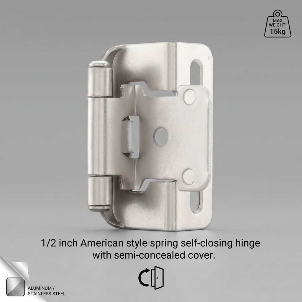1pc Self-Closing Hinge Durable - огляд і ціна Furniture And Kitchen Hardware Fitting