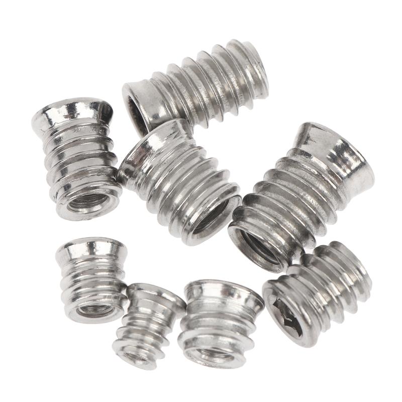 10Pcs M4 M6 M8 Hex Socket Wood - огляд і ціна Furniture Hardware Threaded Inserts