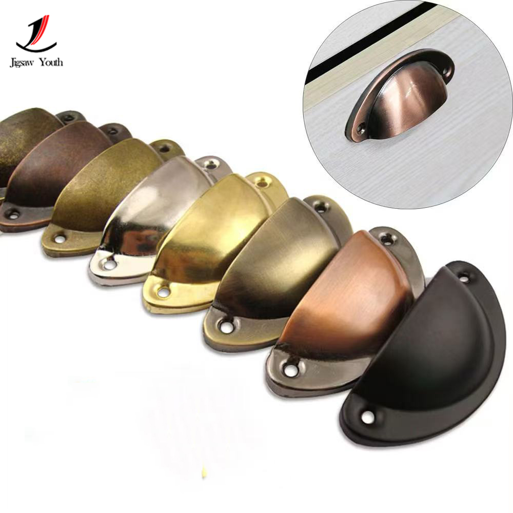 12PCS Antique Brass Shell Pull - огляд і ціна Furniture And Kitchen Hardware Fitting