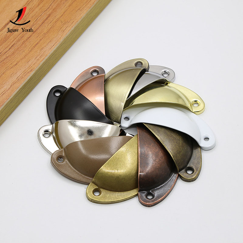 12PCS Antique Brass Shell Pull - огляд і ціна Furniture And Kitchen Hardware Fitting