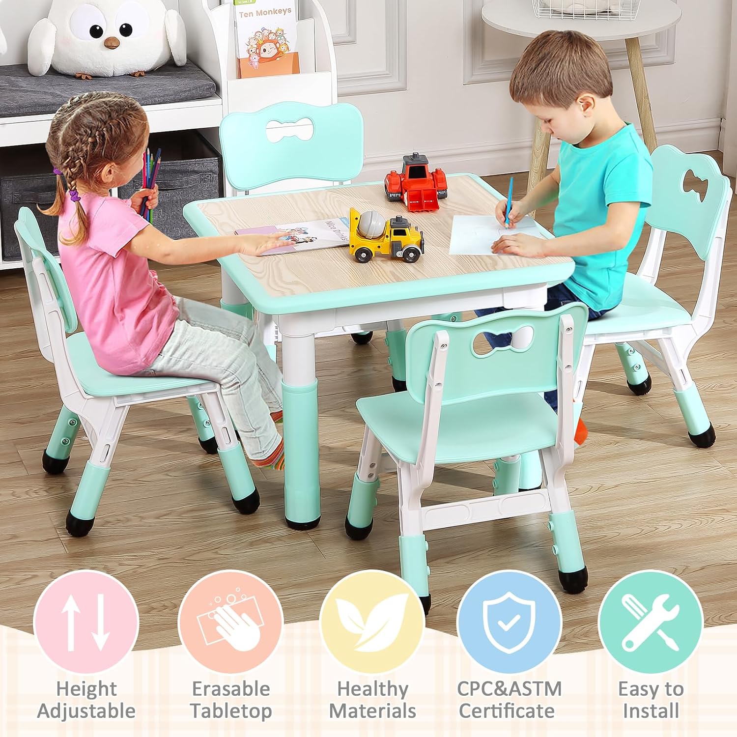 TackView 23inch Kids Table and - огляд і ціна Furniture Leg Set
