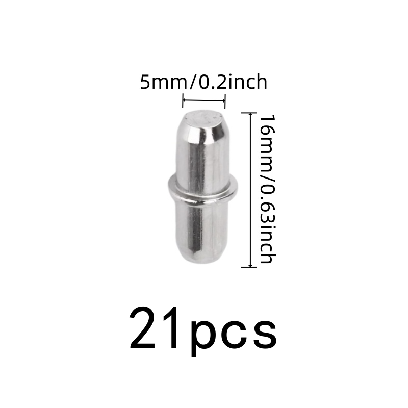 Bookcase Layer Pins 21 pcs, Co - огляд і ціна Furniture Hardware Material