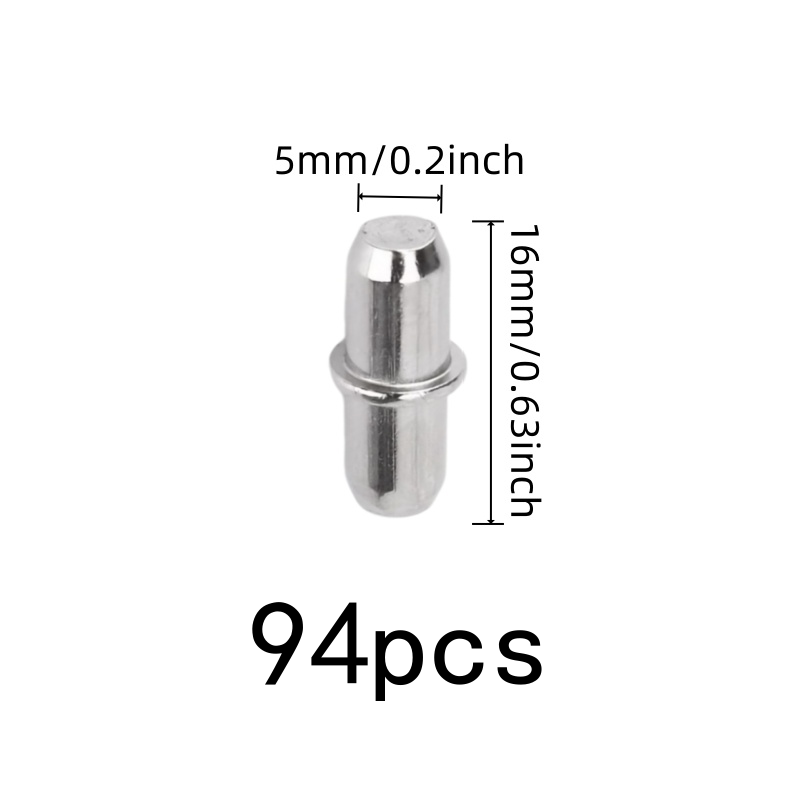 94 pcs Bookcase Layer Pins, Ir - огляд і ціна Furniture Hardware Material
