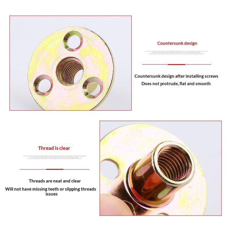 8/16Pcs M6 M8 M10 Brad Hole Te - огляд і ціна Furniture Hardware Threaded Inserts