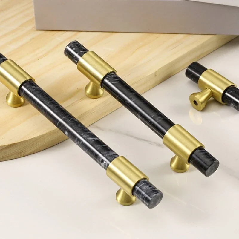 1Pcs Marble Brass Handle Nordi - огляд і ціна Furniture And Hardware Supplies