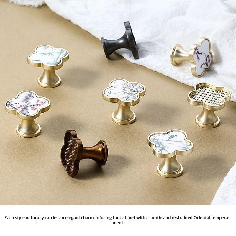 Cabinet Knobs Chinese Painting - огляд і ціна Furniture And Hardware Supplies