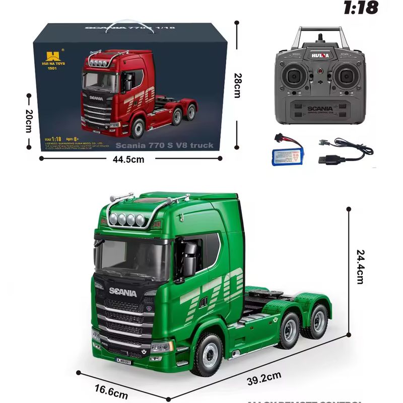 1/18 Huina 1509 Rc Semi Dump T - огляд і ціна Furniture Leg Set
