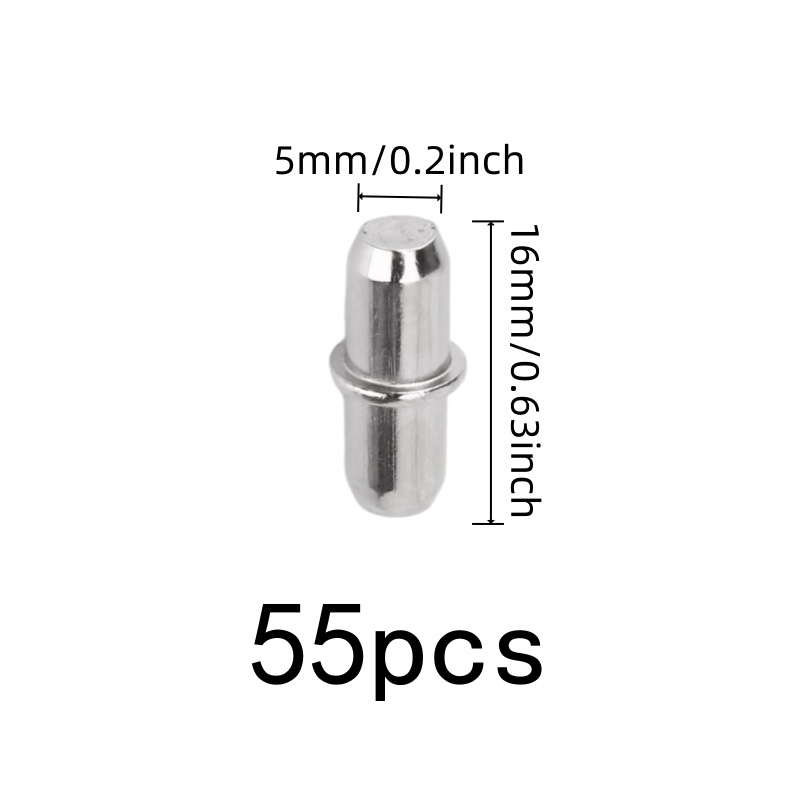 Bookcase Layer Pins 55 pcs, Co - огляд і ціна Furniture Hardware Material