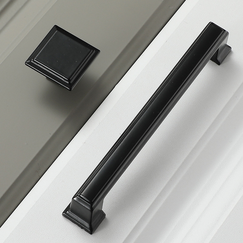 Black Modern Cabinet Knobs, Ki - огляд і ціна Furniture And Kitchen Hardware Fitting