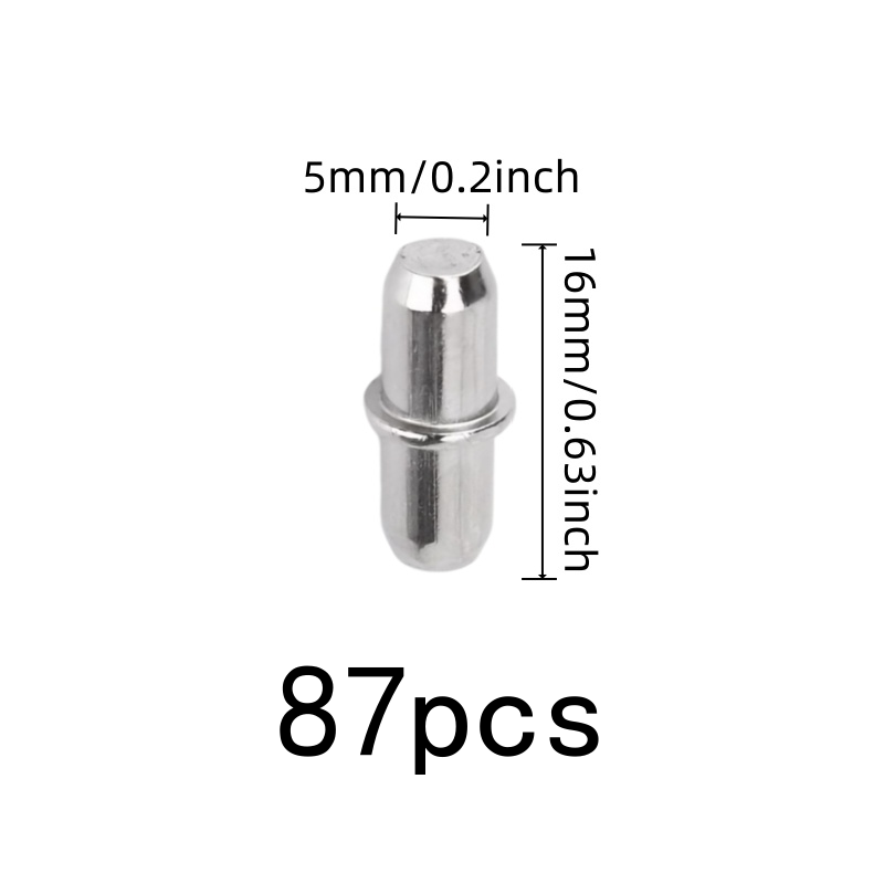 87 pcs Shelf Support Pins with - огляд і ціна Furniture Hardware Material