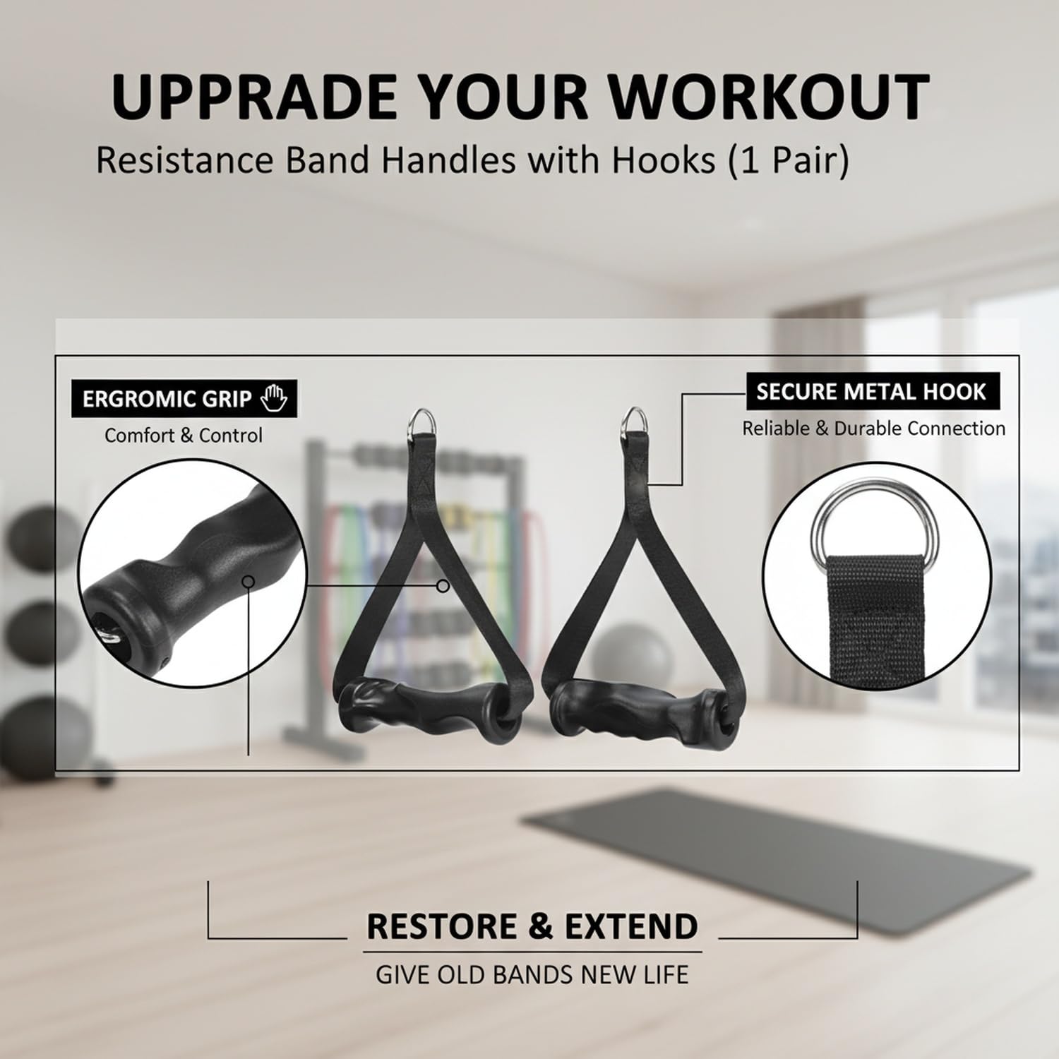 1Pair Ergonomic Exercise Handl - огляд і ціна Furniture Leg Set