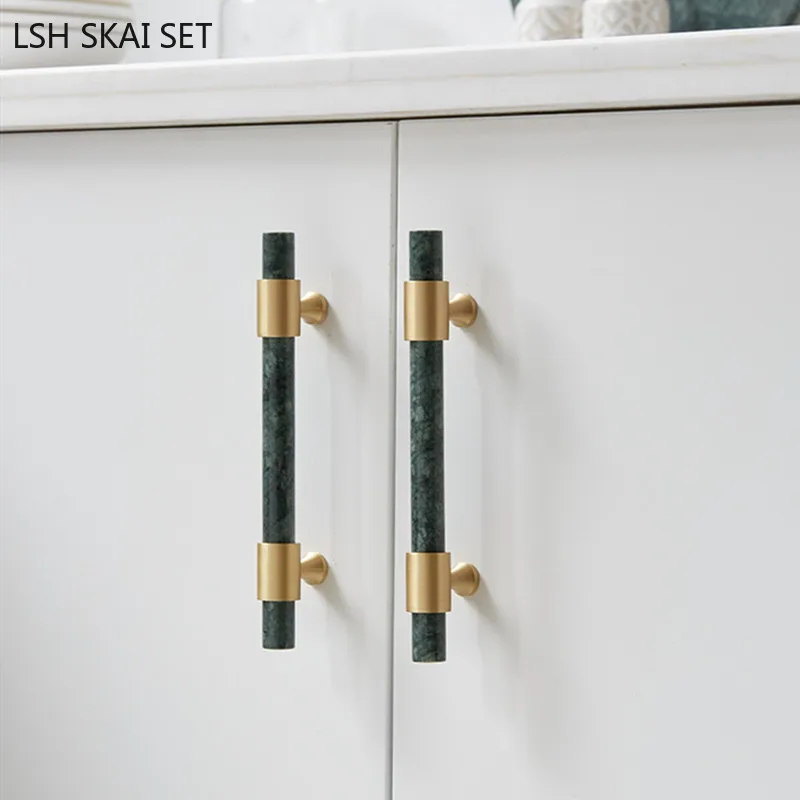 1Pc Marble Brass Handle Nordic - огляд і ціна Furniture And Hardware Supplies